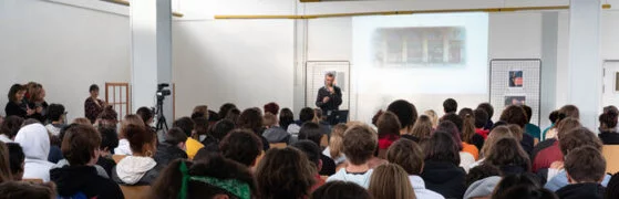 2- Rencontre avec Riton Dupire-Clément au Lycée Albert Camus le 29/11/2022 